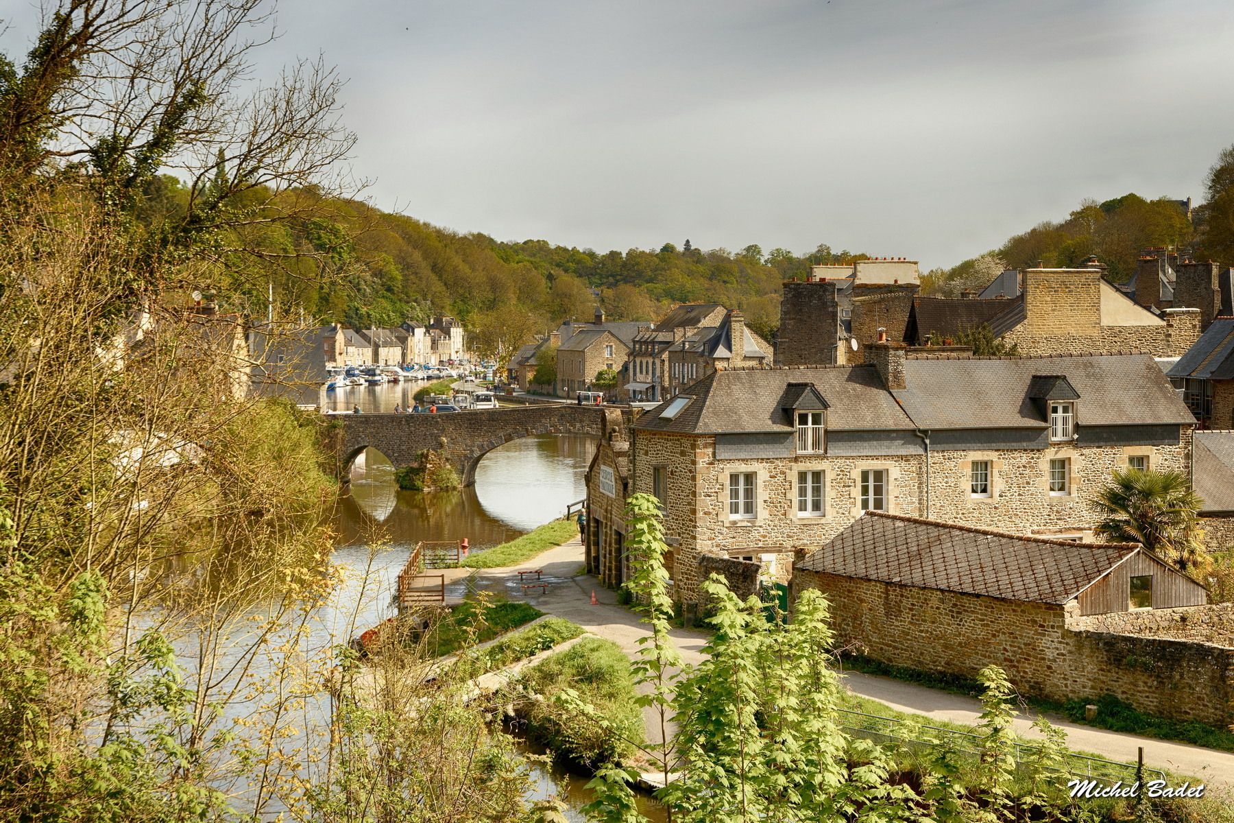Dinan old bridge, France