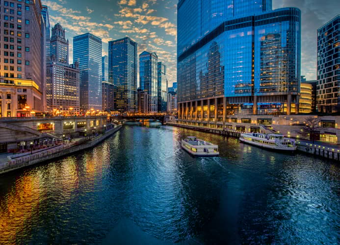 Du Sable Bridge River View