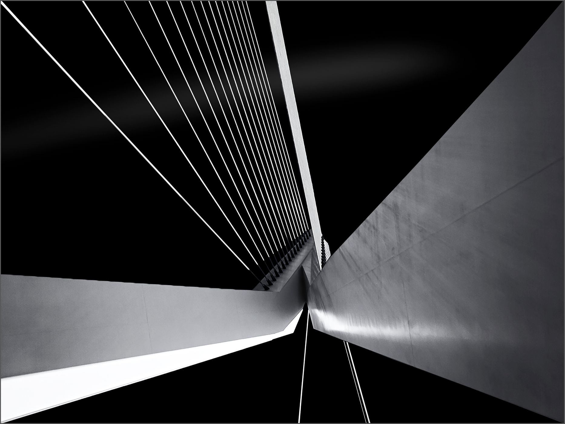 Erasmus Bridge / Erasmusbrug, Netherlands