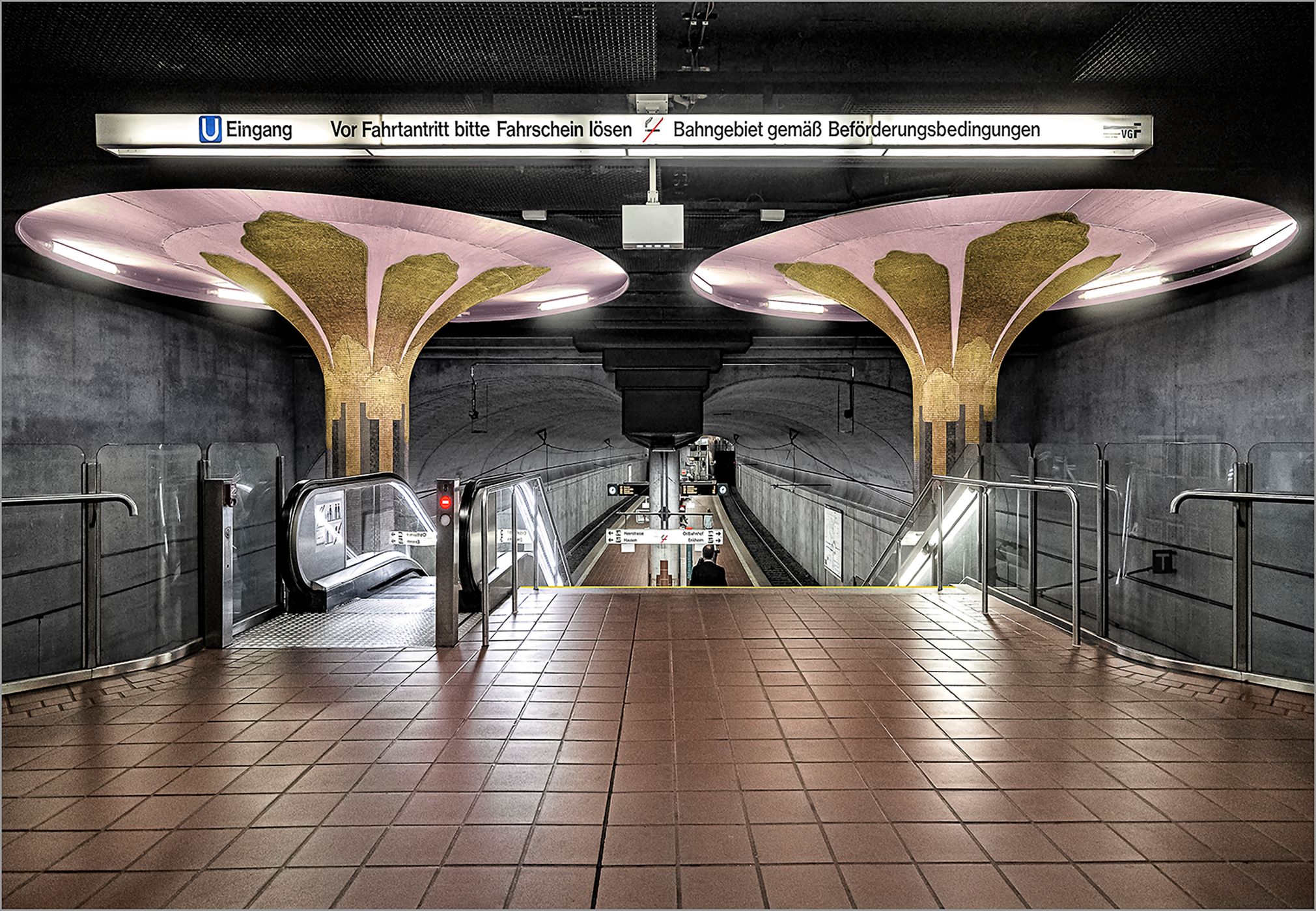 U-Bahnstation Westend, Frankfurt am Main, Germany