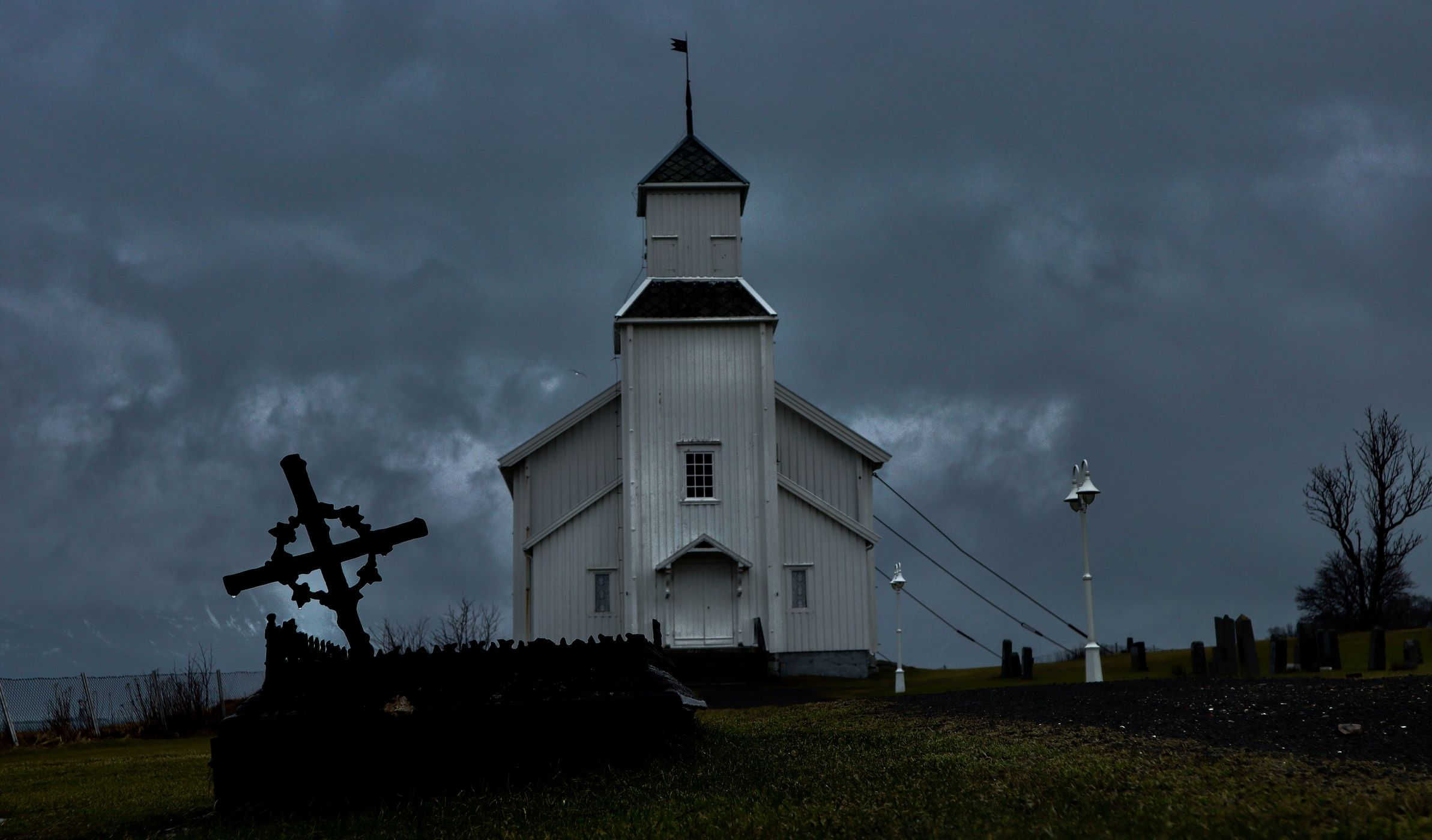 Gimsøy Church, Lofoten, Norway