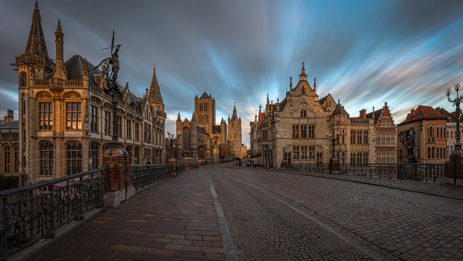 Bridge St-Michiels, Ghent, Belgium