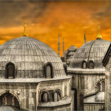 View from Hagia Sophia's Windows, Istanbul, Turkey (Türkiye)