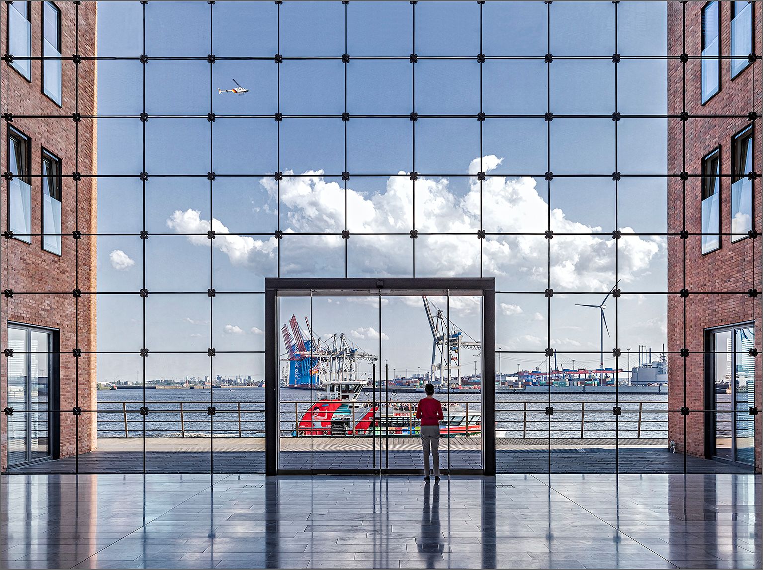 Hamburg Harbour View, Germany