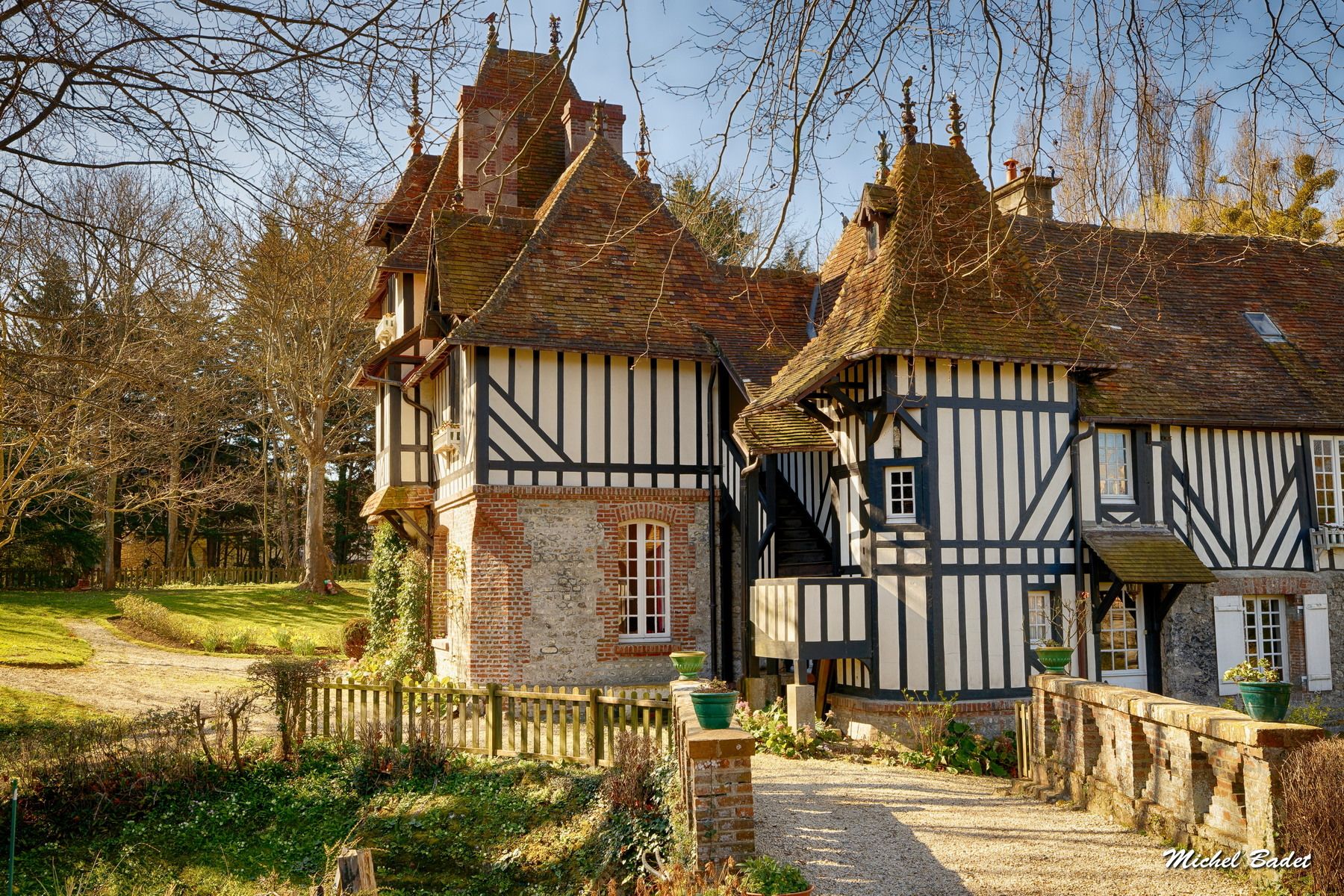 Houlgate - The Landry mill, France