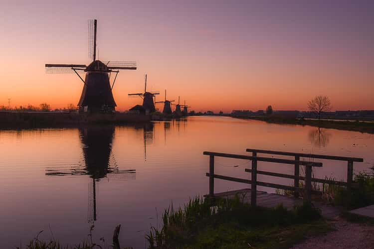 Windmills, Kinderdijk UNESCO World Heritage