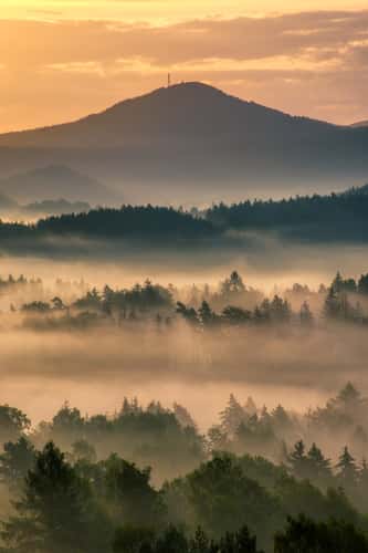 Křížový vrch, Bohemian Switzerland, Czech Republic