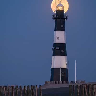 Lighthouse of Breskens from the other perspective, Netherlands