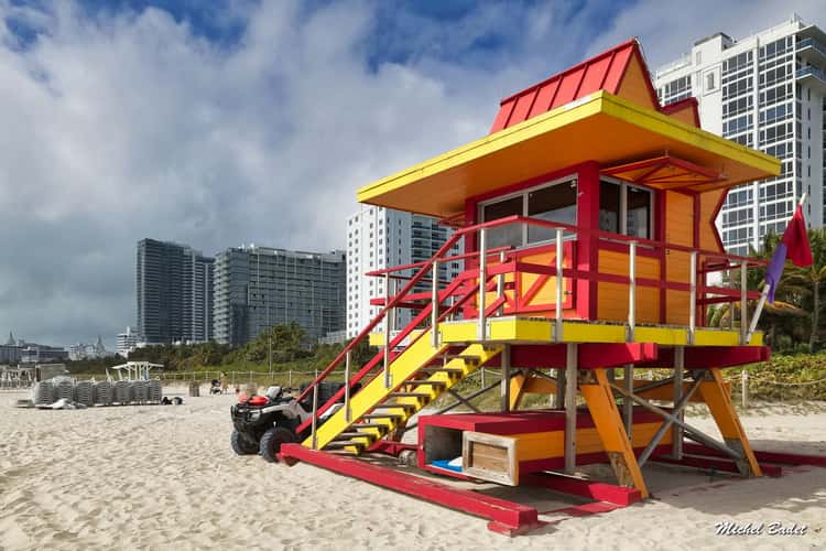 Miami Beach - South Beach - Lifeguard posts