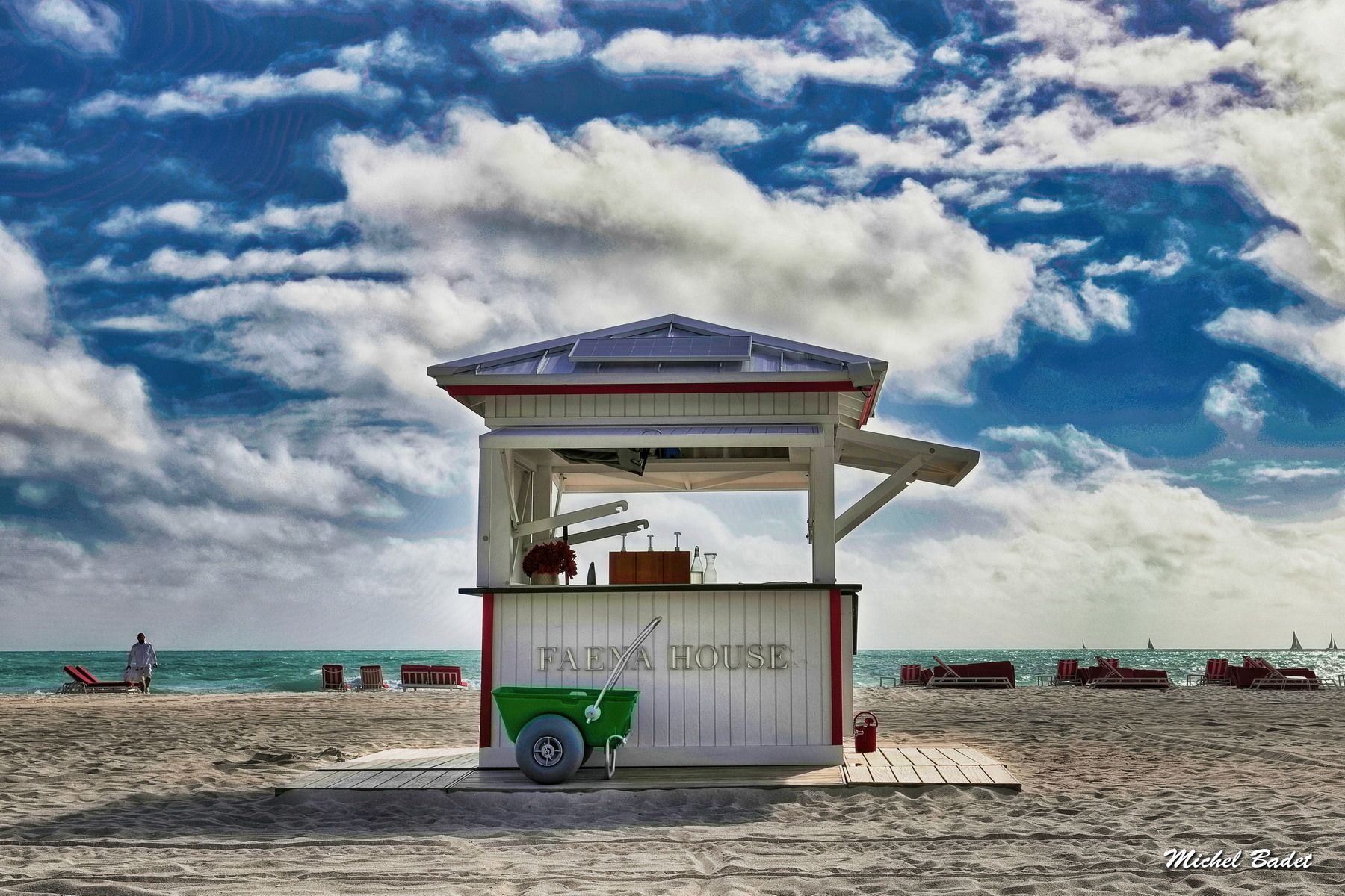Miami Beach - South Beach - Lifeguard posts, USA