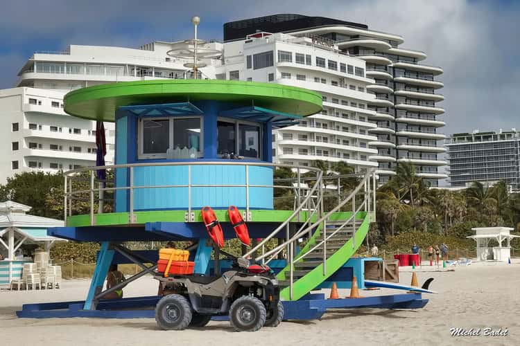 Miami Beach - South Beach - Lifeguard posts