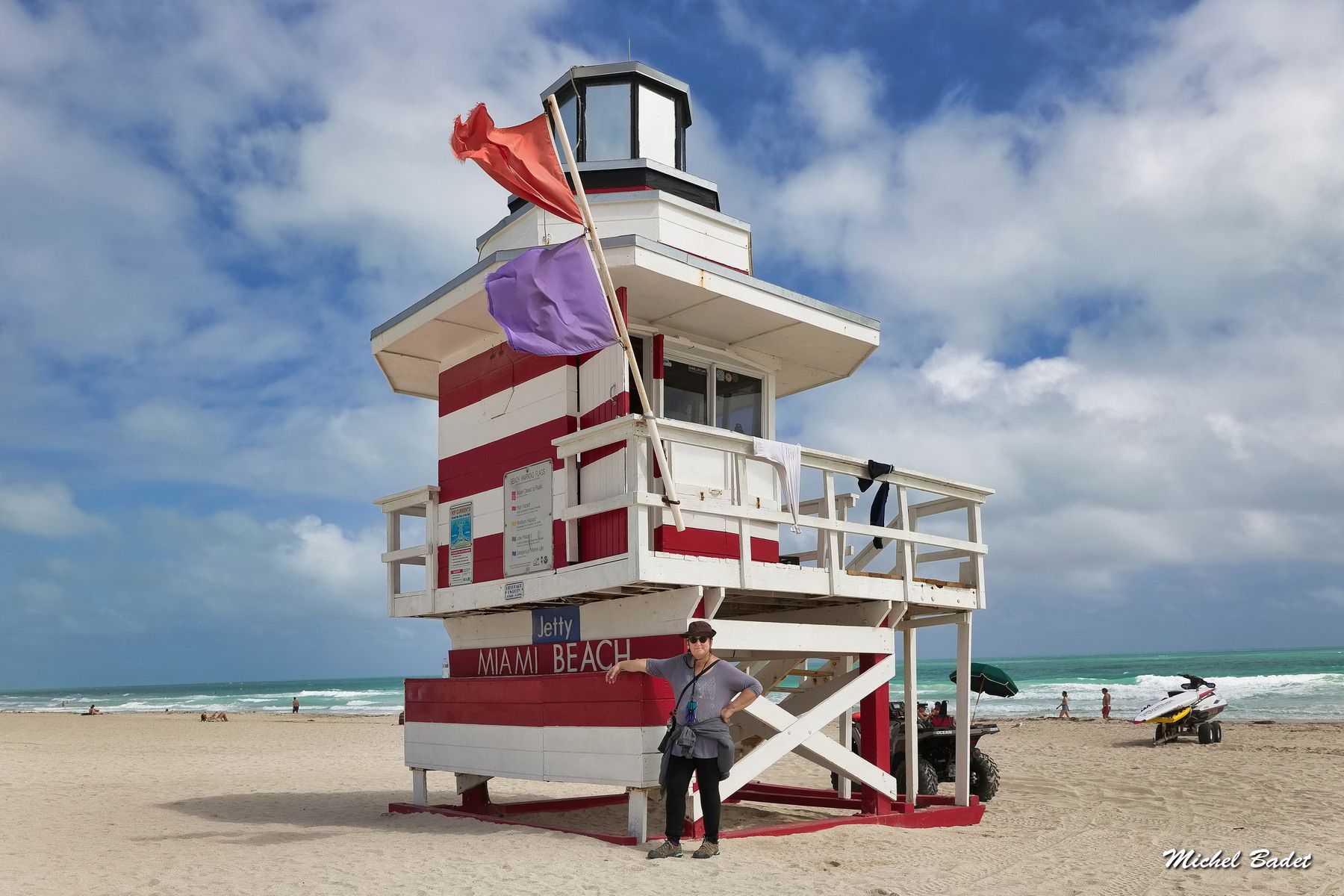 Miami Beach - South Beach - Lifeguard posts, USA