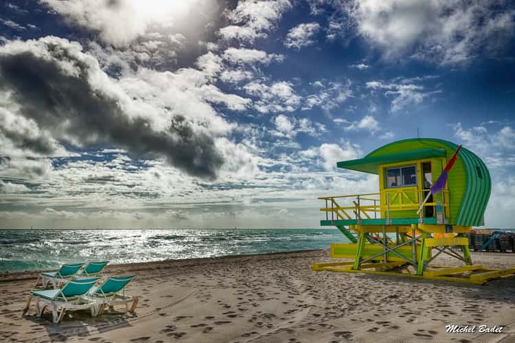 Miami Beach - South Beach - Lifeguard posts