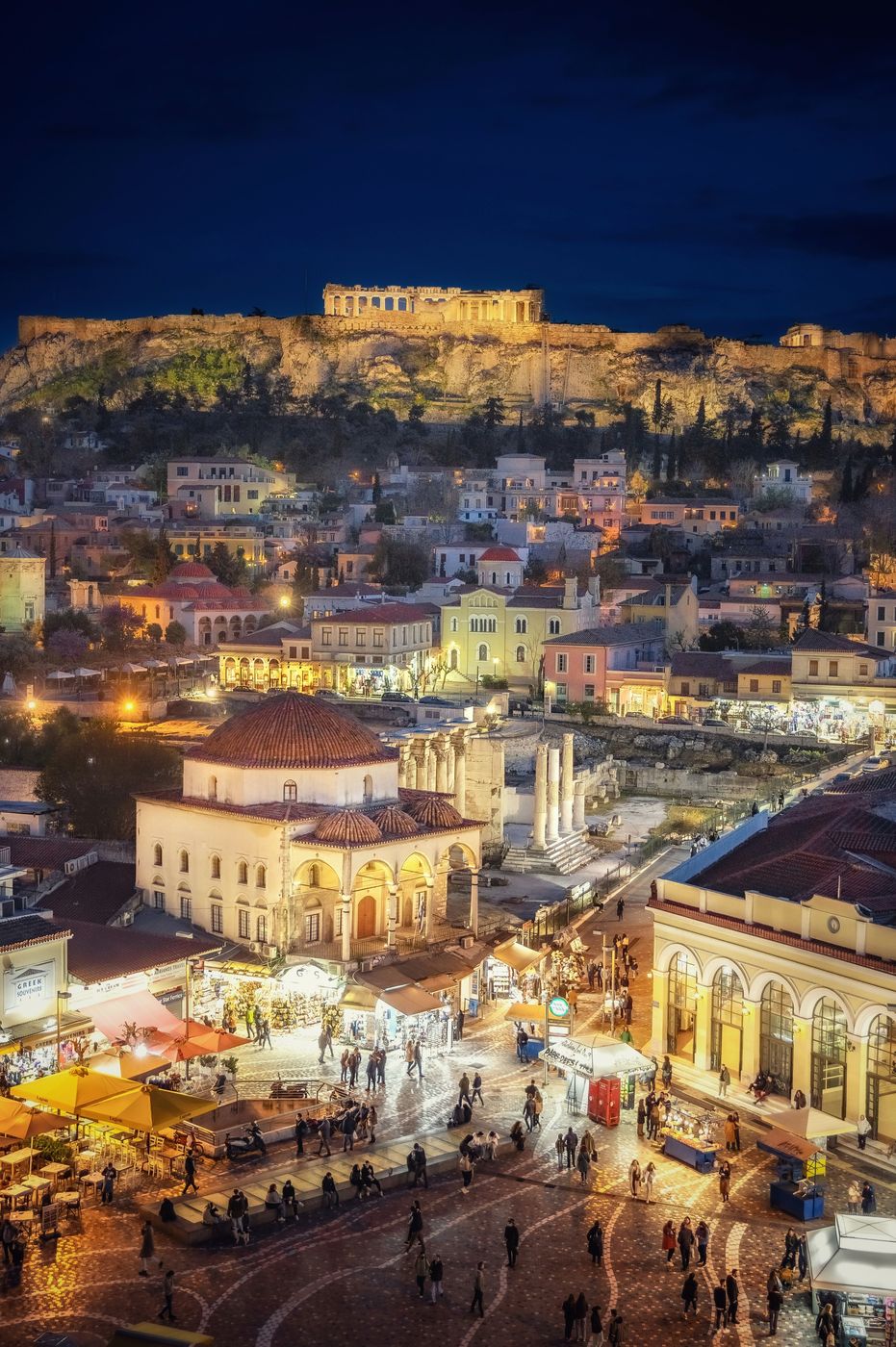 Monastiraki Square, Athens, Greece