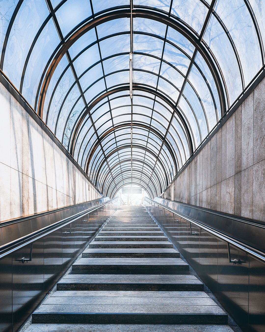 Neuperlach Center Subway Exit, Munich, Germany