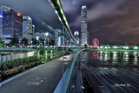 Skyline from Tamar Park, Central, Hong Kong