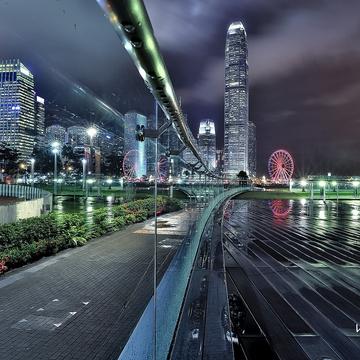 Skyline from Tamar Park, Central, Hong Kong, Hong Kong