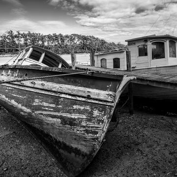 Old Boats Panatana Rivulet, Port Sorell, Tasmania, Australia