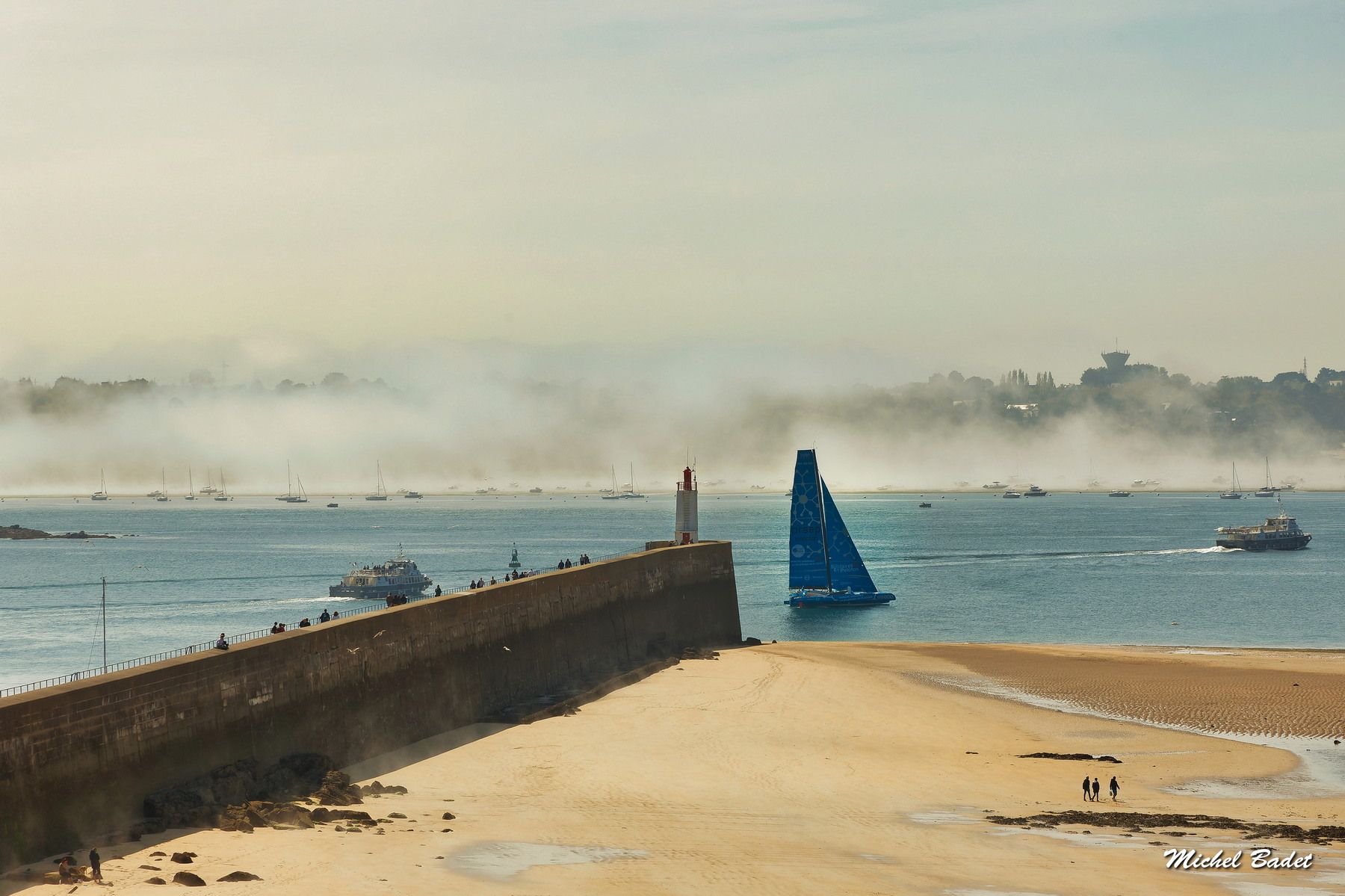 Plage de Bon Secours in Saint-Malo, France, France