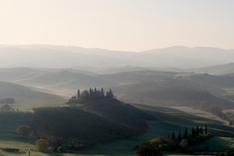 Podere Belvedere in the Val D'orcia Tuscany