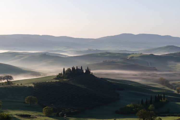 Podere Belvedere in the Val D'orcia Tuscany