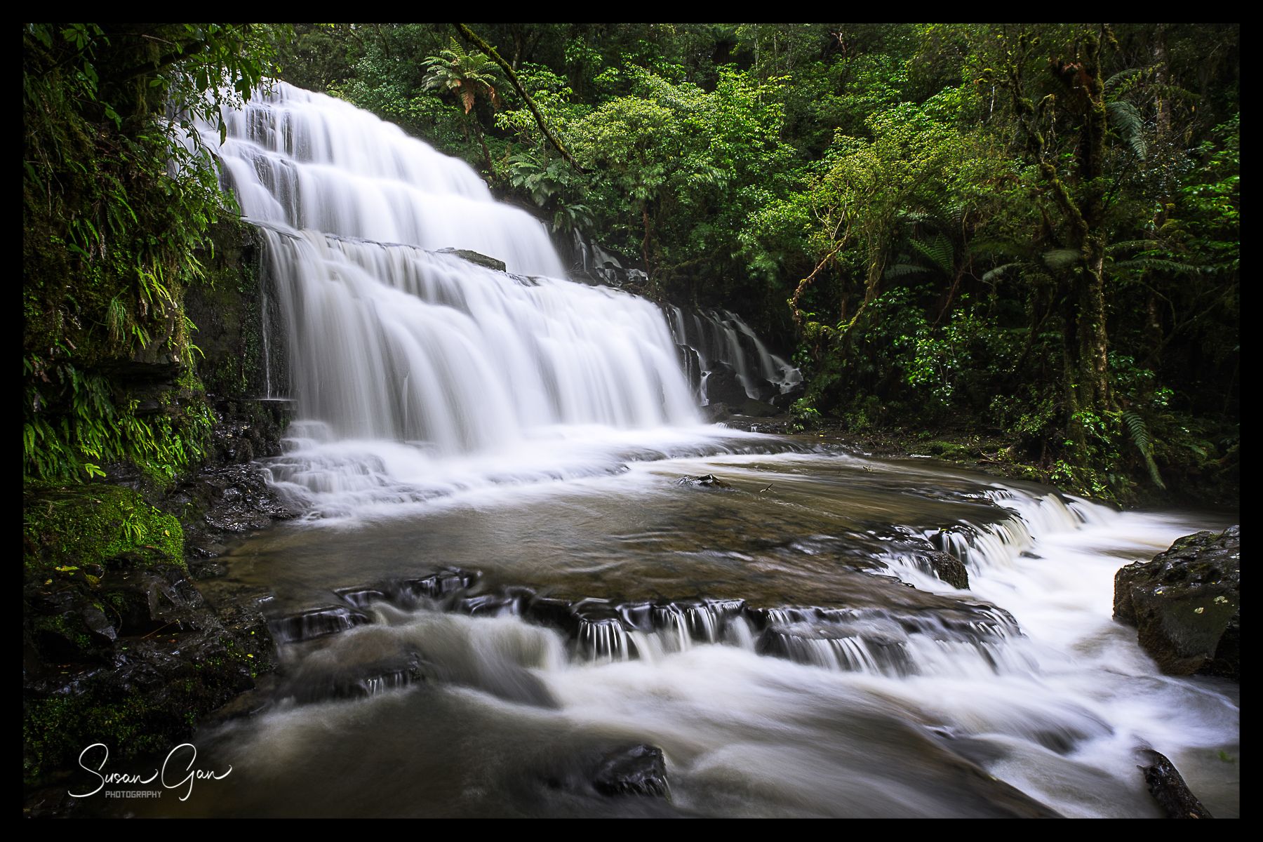 Purakaunui Falls, Catlins, New Zealand