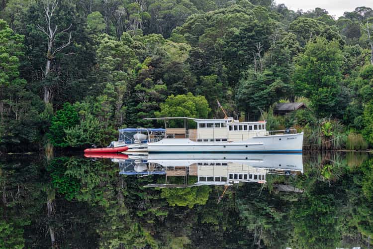 River crossing Pleman River, Corinna, Tasmania