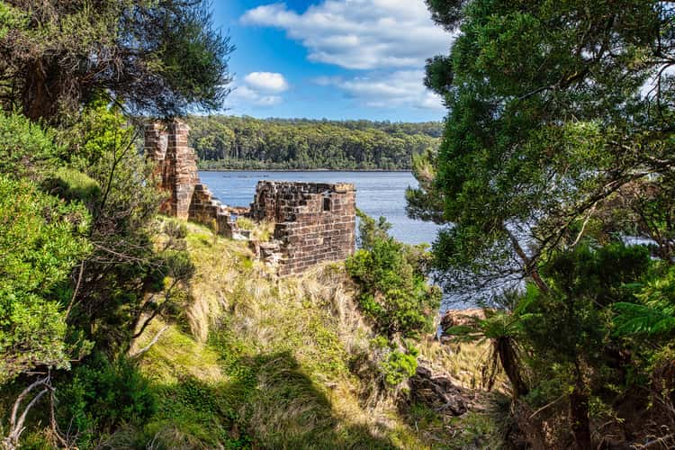 Ruin Sarah Island,Macquarie Harbour, Strahan, Tasmania