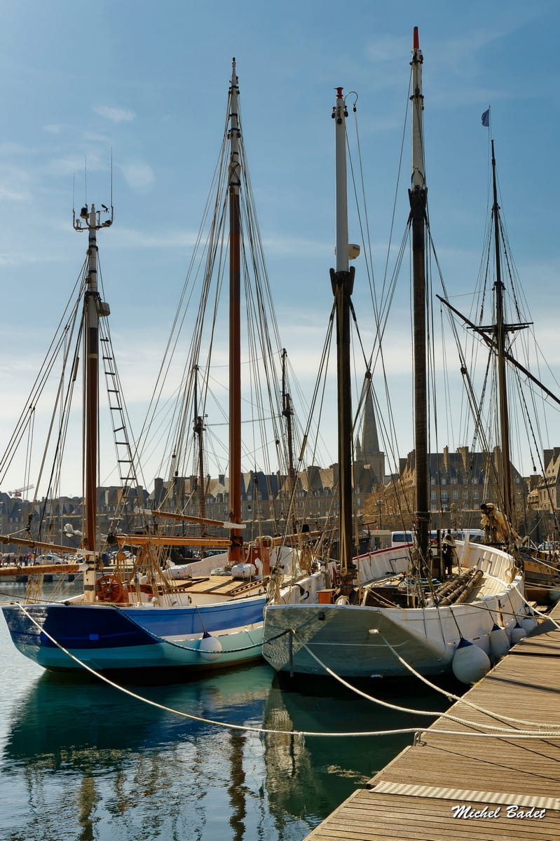 Saint-Malo, Dugay Trouin harbour, France