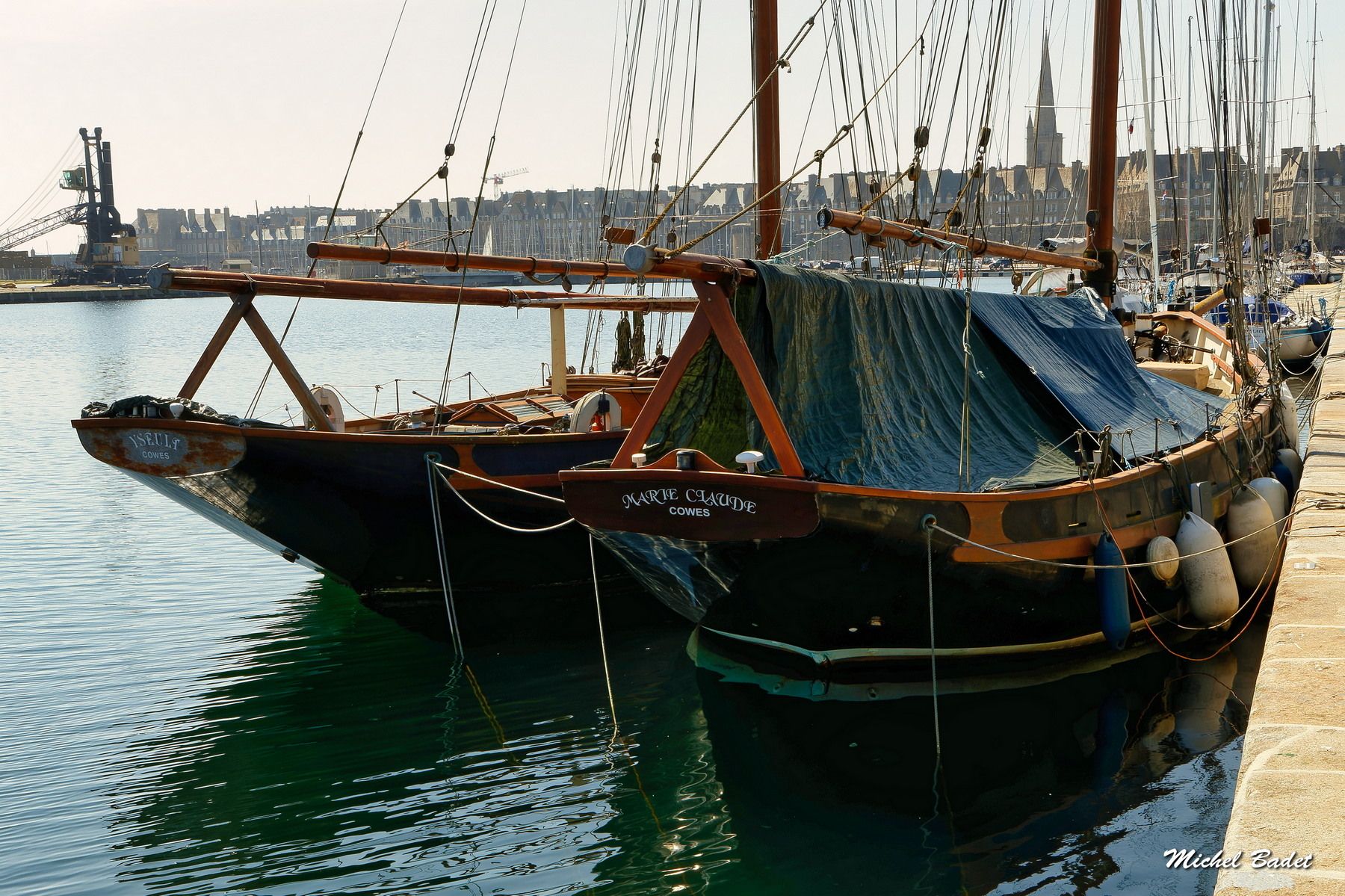 Saint-Malo, Dugay Trouin harbour, France