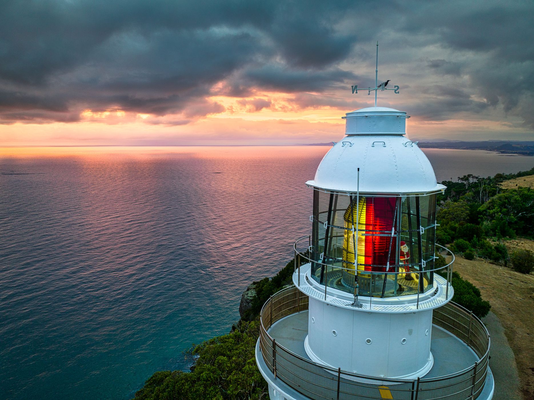 Santa in the Table Cape Lighthouse, Tasmania, Australia