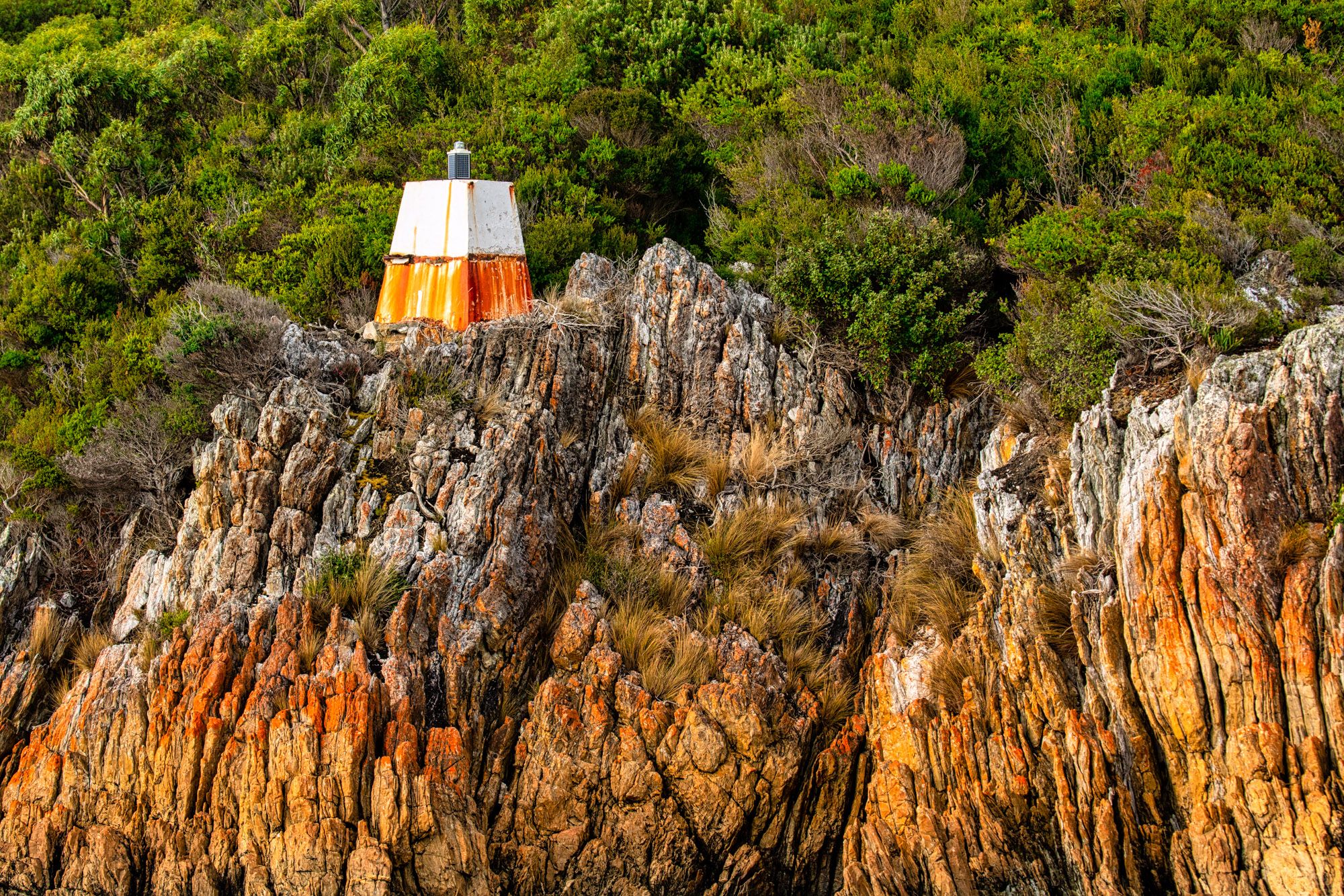 Shipping Beacon Macquarie Harbour, Strahan, Tasmania, Australia