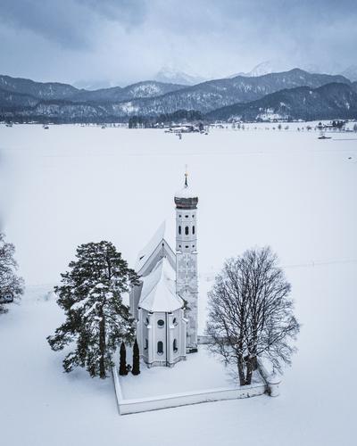 St. Coloman church near Schwangau, Bavaria