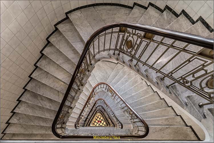 Stairs in Hamburg