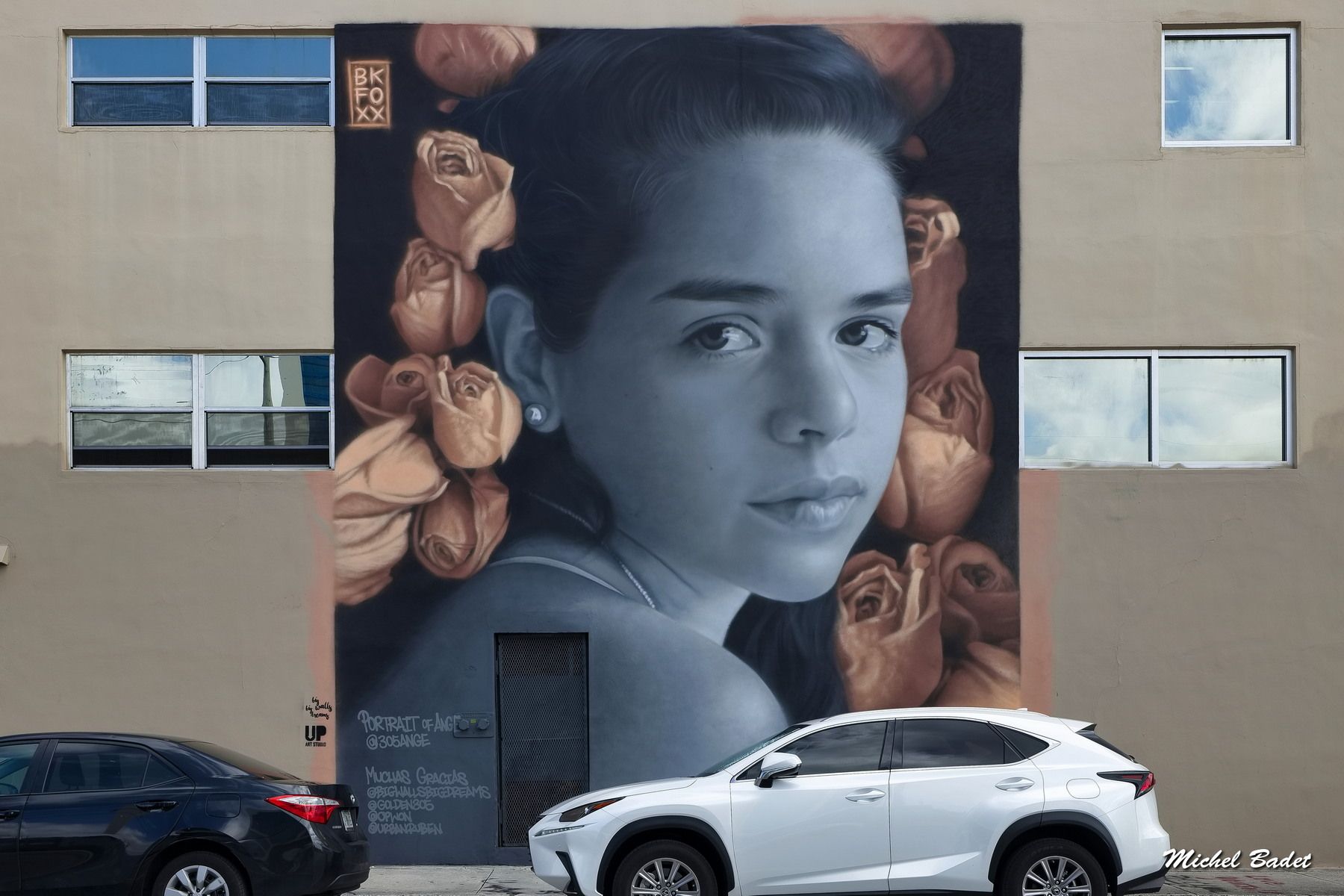Street art in Miami Wynwood, USA