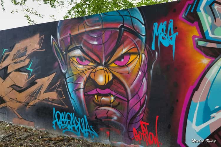 Street art in Miami Wynwood