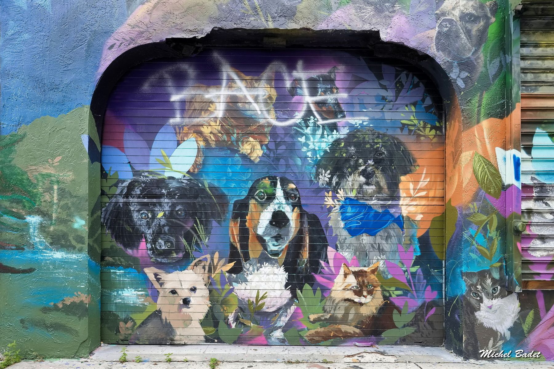 Street art in Miami Wynwood, USA