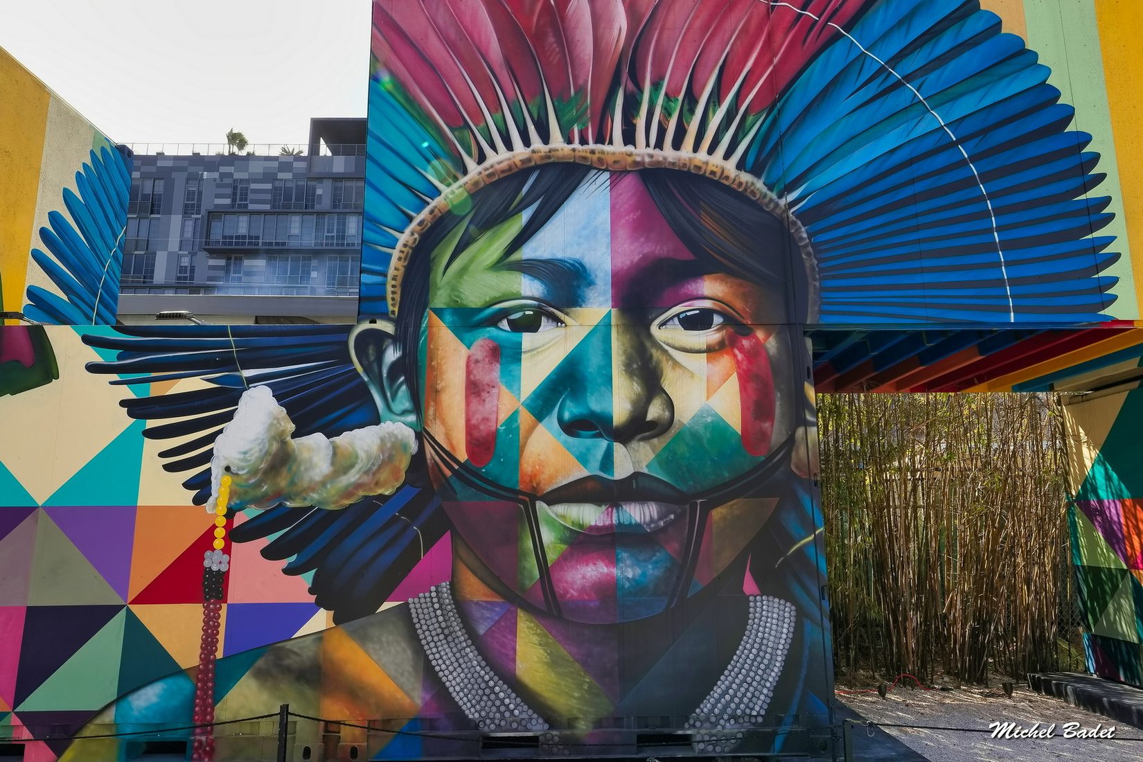 Street art in Miami Wynwood, USA