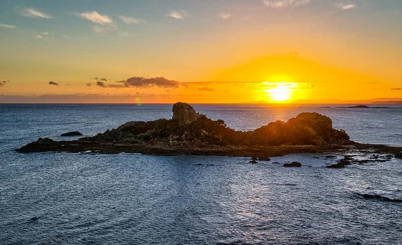 Sunrise the Island, Goat Island, Penguin, Tasmania