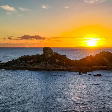 Sunrise the Island, Goat Island, Penguin, Tasmania, Australia