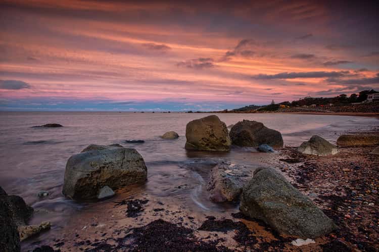 Sunset looking east Penguin, Tasmania