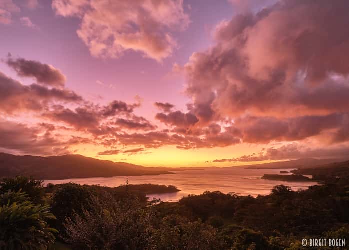 Sunset over Lake Arenal, Costa Rica