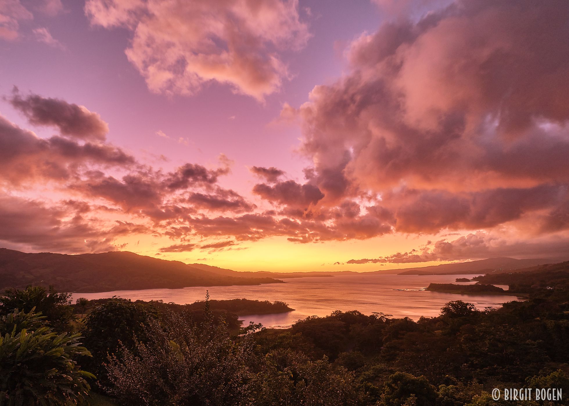 Sunset over Lake Arenal, Costa Rica, Costa Rica
