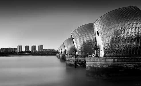 Thames Barrier South Side, London