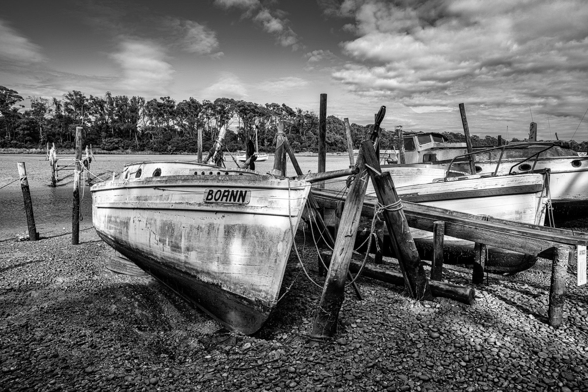 The Boann low tide, Panatana Rivulet, Port Sorell, Tasmania, Australia
