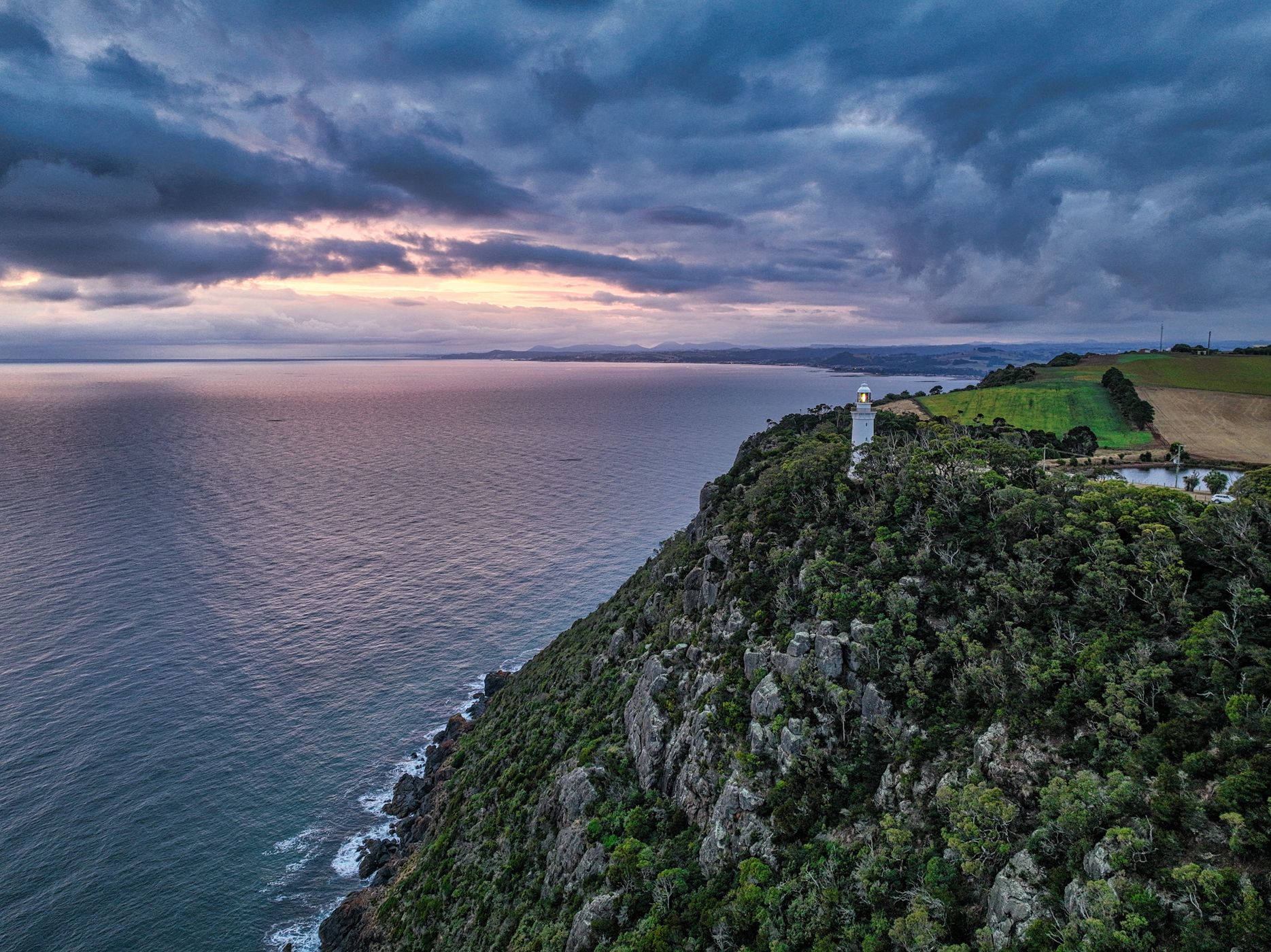 The Cliffs at Table Cape Lighthouse, Tasmania, Australia
