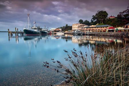 The Harbour at Sunrise, Strahan, Tasmania