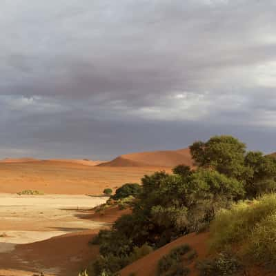 View into Sossusvlei, Namibia