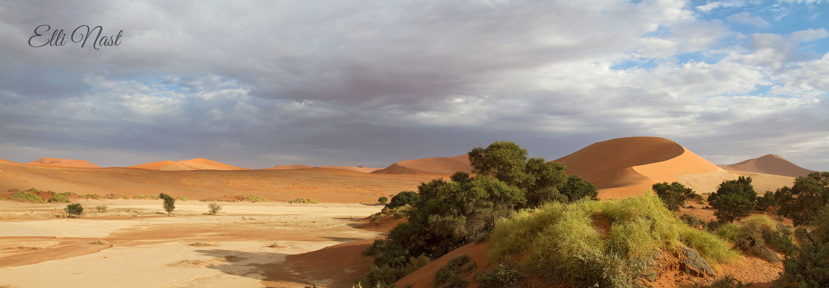 View into Sossusvlei, Namibia