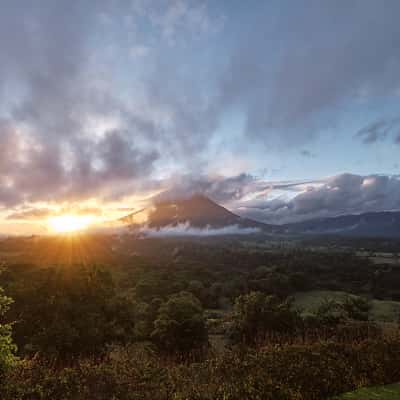 View towards Vulcano Arenal, La Fortuna, Costa Rica